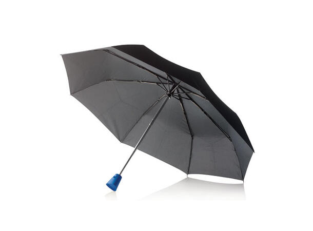 21,5" Brolly 2 i 1 auto paraply blå 